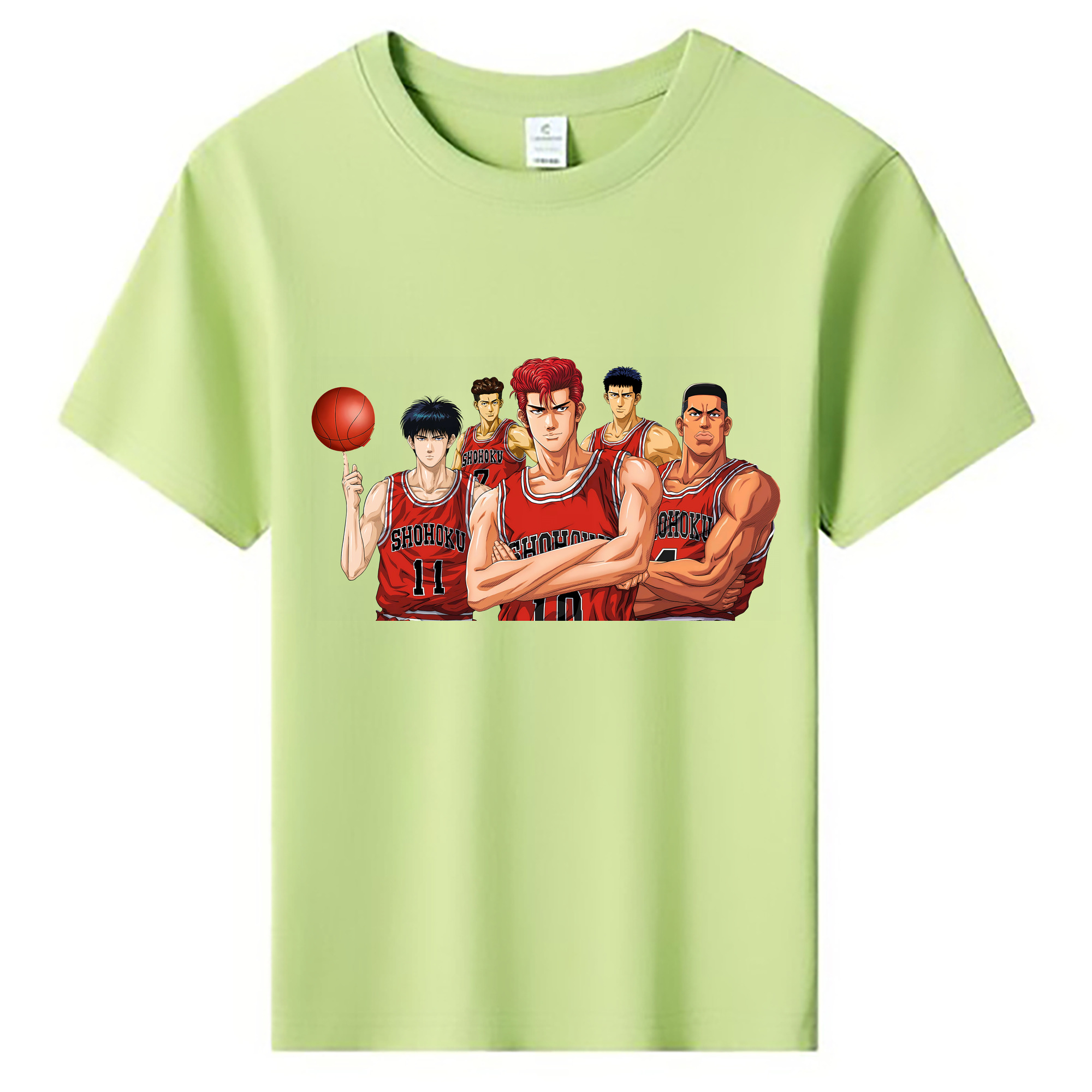（画像用） SLAM DUNK／スラムダンク 綿100％キッズTシャツ（フロントプリント）